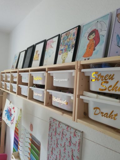 viel Material zum Basteln