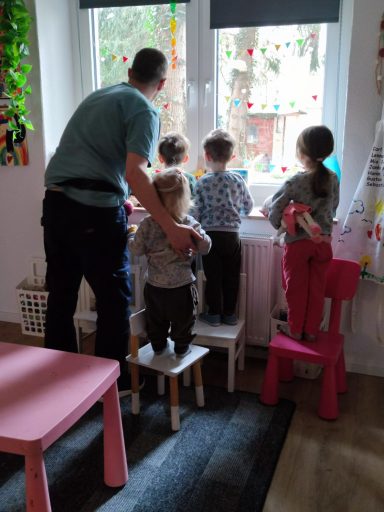 Baumarbeiten zusehen